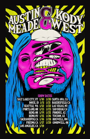 Austin Meade x Kody West Tour Poster